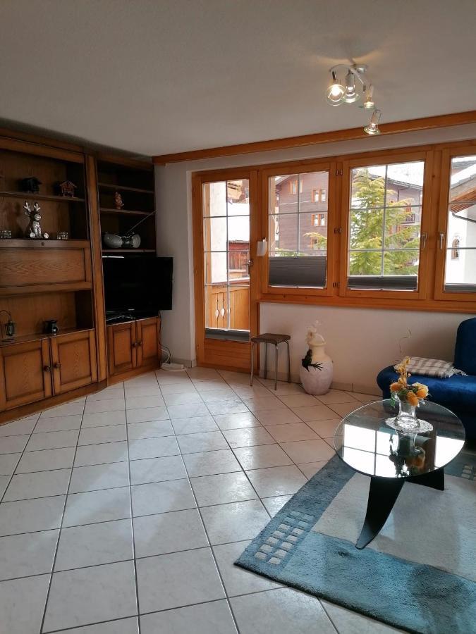 Ferienwohnung Paradiso 1 Grächen Buitenkant foto